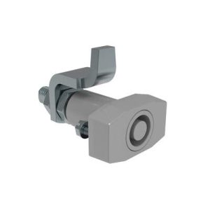 VISE ACTION® Compression Latch, Large Size, Southco® Tubular Key, Zinc Alloy, Powder Coated, Silver