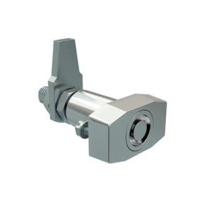 VISE ACTION® Compression Latch, Large Size, Southco® Tubular Key, Zinc Alloy, Chrome Plated, Bright - Image 1