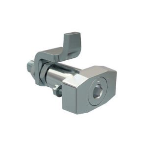 VISE ACTION® Compression Latch, Large Size, 8 mm Hex Recess, Zinc Alloy, Chrome Plated, Bright