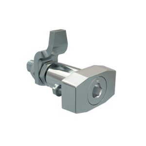 VISE ACTION® Compression Latch, Large Size, 8 mm Hex Recess, Zinc Alloy, Chrome Plated, Bright - Image 1