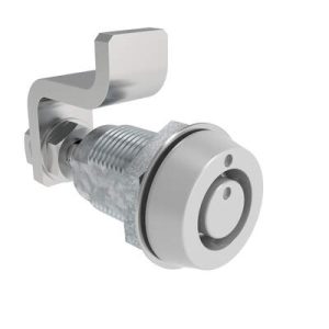 VISE ACTION® Compression Latch, Small Size, Southco® Tubular Key, Zinc Alloy, Powder Coated, Silver