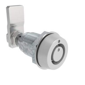 VISE ACTION® Compression Latch, Small Size, Southco® Tubular Key, Zinc Alloy, Powder Coated, Silver