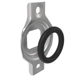 Flush Mounting Bracket, Stainless Steel, Passivated, Silver