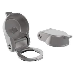 VISE ACTION® Compression Latch, Sealing Cover with Fin, Stainless Steel, Electropolished.