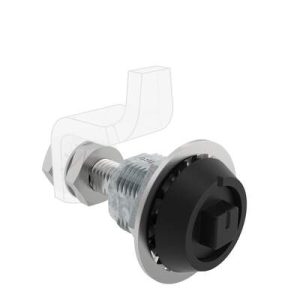 VISE ACTION® Compression Latch, Large Size, Railway Standard, Zinc Alloy, Powder Coated, Black - Image 1