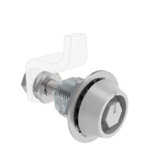 VISE ACTION® Compression Latch, Large Size, Bellcore 216, Zinc Alloy, Powder Coated, Silver - Image 1