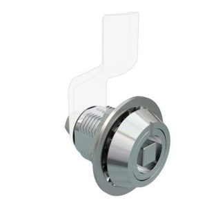 VISE ACTION® Compression Latch, Large Size, 7 mm Square, Zinc Alloy, Chrome Plated, Bright - Image 1