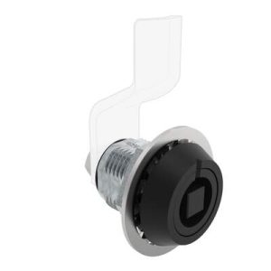 VISE ACTION® Compression Latch, Large Size, 7 mm Square, Zinc Alloy, Powder Coated, Black - Image 1