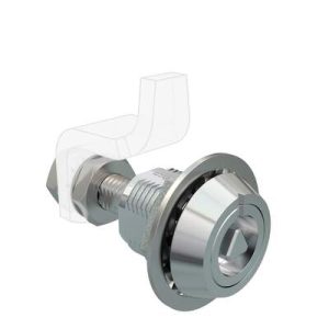 VISE ACTION® Compression Latch, Large Size, 7 mm Triangle, Zinc Alloy, Chrome Plated, Bright - Image 1