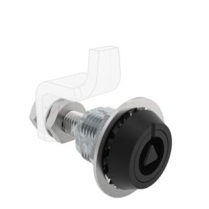 VISE ACTION® Compression Latch, Large Size, 7 mm Triangle, Zinc Alloy, Powder Coated, Black - Image 1