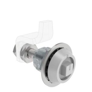 VISE ACTION® Compression Latch, Large Size, Railway Standard, Zinc Alloy, Powder Coated, Silver - Image 1