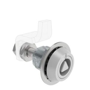 VISE ACTION® Compression Latch, Large Size, 8 mm Triangle, Zinc Alloy, Powder Coated, Silver - Image 1