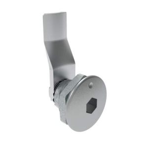 Quarter-Turn Cam Latch, 8 mm Hex Recess, 20mm (.79 in) Grip, Not Sealed, Zinc Alloy, Chrome Plated, Bright - Image 1