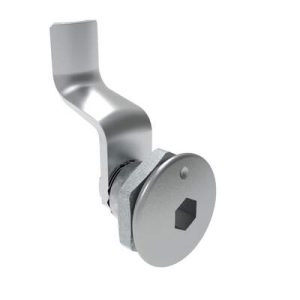 Quarter-Turn Cam Latch, 8 mm Hex Recess, 36mm (1.42 in) Grip, Sealed, Zinc Alloy, Chrome Plated, Bright - Image 1