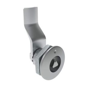 Quarter-Turn Cam Latch, 7 mm Triangle Recess, 24mm (.94 in) Grip, Sealed, Zinc Alloy, Chrome Plated, Bright - Image 1