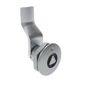 Quarter-Turn Cam Latch, 8 mm Triangle Recess, 26mm (1.02 in) Grip, Sealed, Zinc Alloy, Chrome Plated, Bright - Image 1