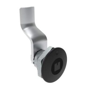 Quarter-Turn Cam Latch, 7 mm Square Recess, 30mm (1.18 in) Grip, Not Sealed, Zinc Alloy, Powder Coat, Black - Image 1