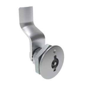 Quarter-Turn Cam Latch, 3 mm Double Bitted Recess, 30mm (1.18 in) Grip, Sealed, Zinc Alloy, Chrome Plated, Bright - Image 1
