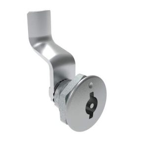 Quarter-Turn Cam Latch, 3 mm Double Bitted Recess, 34mm (1.34 in) Grip, Not Sealed, Zinc Alloy, Chrome Plated, Bright - Image 1
