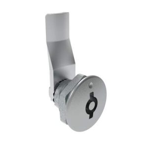 Quarter-Turn Cam Latch, 5 mm Double Bitted Recess, 18mm (.71 in) Grip, Not Sealed, Zinc Alloy, Chrome Plated, Bright - Image 1