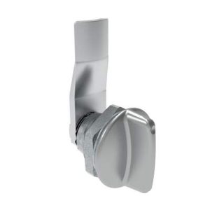 Quarter-Turn Cam Latch, Short wing, 12mm (.47 in) Grip, Not Sealed, Zinc Alloy, Chrome Plated, Bright - Image 1