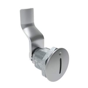 Quarter-Turn Cam Latch, Slotted Recess, 36mm (1.42 in) Grip, Not Sealed, Zinc Alloy, Chrome Plated, Bright - Image 1