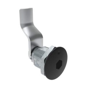 Quarter-Turn Cam Latch, 8 mm Hex Recess, 36mm (1.42 in) Grip, Not Sealed, Zinc Alloy, Powder Coat, Black - Image 1
