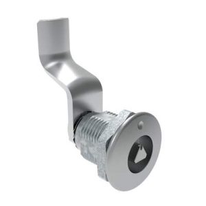 Quarter-Turn Cam Latch, 7 mm Triangle Recess, 42mm (1.65 in) Grip, Not Sealed, Zinc Alloy, Chrome Plated, Bright - Image 1