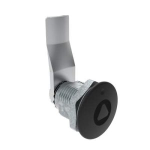 Quarter-Turn Cam Latch, 8 mm Triangle Recess, 26mm (1.02 in) Grip, Sealed, Zinc Alloy, Powder Coat, Black - Image 1