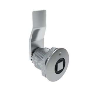 Quarter-Turn Cam Latch, 8 mm Square, 18mm (.71 in) Grip, Not Sealed, Zinc Alloy, Chrome Plated, Bright - Image 1