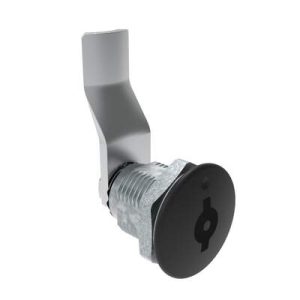 Quarter-Turn Cam Latch, 3 mm Double Bitted Recess, 30mm (1.18 in) Grip, Sealed, Zinc Alloy, Powder Coat, Black - Image 1