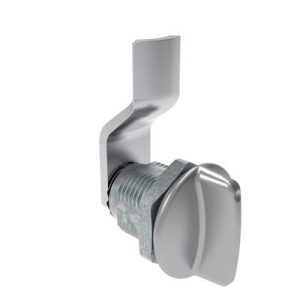 Quarter-Turn Cam Latch, Short wing, 10mm (.39 in) Grip, Sealed, Zinc Alloy, Chrome Plated, Bright - Image 1