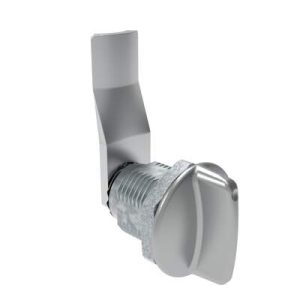 Quarter-Turn Cam Latch, Short wing, 26mm (1.02 in) Grip, Not Sealed, Zinc Alloy, Chrome Plated, Bright - Image 1
