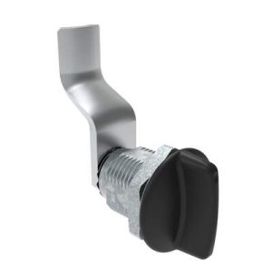 Quarter-Turn Cam Latch, Short wing, 38mm (1.50 in) Grip, Not Sealed, Zinc Alloy, Powder Coat, Black - Image 1