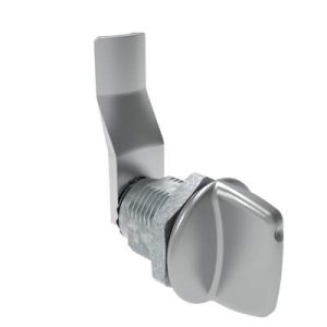 Quarter-Turn Cam Latch, Tall wing, 28mm (1.10 in) Grip, Sealed, Zinc Alloy, Chrome Plated, Bright