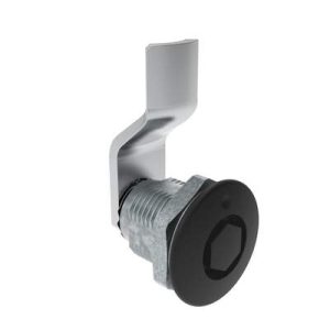 Quarter-Turn Cam Latch, Bellcore 216, 10mm (.39 in) Grip, Sealed, Zinc Alloy, Powder Coat, Black - Image 1