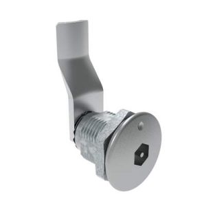 Quarter-Turn Cam Latch, Bellcore Electronics, 30mm (1.18 in) Grip, Sealed, Zinc Alloy, Chrome Plated, Bright - Image 1