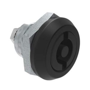 Quarter-Turn Cam Latch, 5 mm Double Bitted Recess, Without Cam, Sealed, Nylon, Black - Image 1