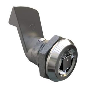 Quarter-Turn Cam Latch, Railway Standard, 23mm (.91 in) Grip, Sealed, Zinc Alloy, Chrome Plated, Bright - Image 1
