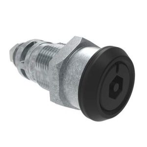 Quarter-Turn Cam Latch, Bellcore Electronics, Without Cam, Sealed, Zinc Alloy, Powder Coat, Black - Image 1