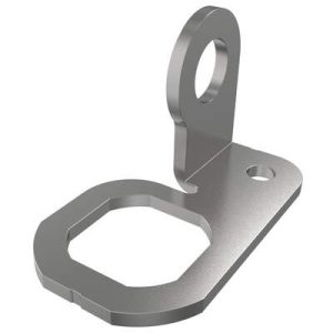 Padlock Bracket, Steel, Zinc Plate, Bright Chromate