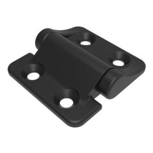 Constant Torque Hinge, Sy mmetric, Forward Torque 1.4 N-m (12 in-lbf), Reverse Torque  1.4 N-m (12 in-lbf), Medium Size, Aluminum Alloy, Powder Coat, Black - Image 1