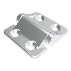 Constant Torque Hinge, Asymmetric, Forward Torque 2.7 N-m (24 in-lbf), Reverse Torque  1.6 N-m (14.4 in-lbf), Medium Size, Aluminum Alloy, Natural, Natural - Image 1