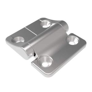Constant Torque Hinge, Asymmetric, Forward Torque  4.5 N-m (40 in-lbf), Reverse Torque  2.7 N-m (24 in-lbf), Large Size, Zinc Alloy, Natural, Natural - Image 1