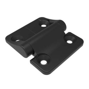 Constant Torque Hinge, Asymmetric, Forward Torque 2.7 N-m (24 in-lbf), Reverse Torque  4.5 N-m (40 in-lbf), Large Size, Zinc Alloy, Powder Coat, Black - Image 1