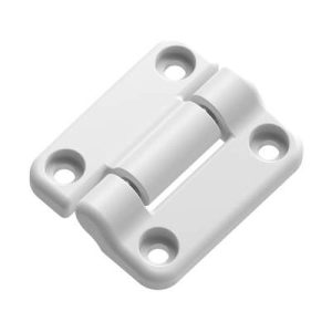 Constant Torque Hinge, Asymmetric, 2.260 N⋅m, 1.580 N⋅m, Large Size, Nylon, Natural, White