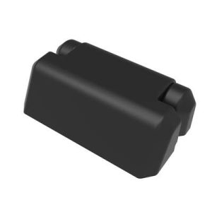 Constant Torque Hinge, Asymmetric, Forward Torque 5 N-m (44 in-lbf), Reverse Torque  3 N-m (26.4 in-lbf), Large Size, Zinc Alloy, Powder Coat, Black - Image 1