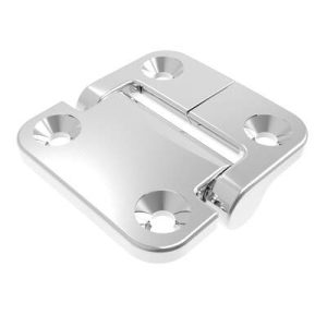 Constant Torque Hinge, Barrel Down, Mirror polished Stainless Steel, Countersunk - Image 1