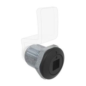 Quarter Turn Compression Latch, Standard Size , 8mm (.32) Square recess, Zinc Alloy, Powder Coat, Black