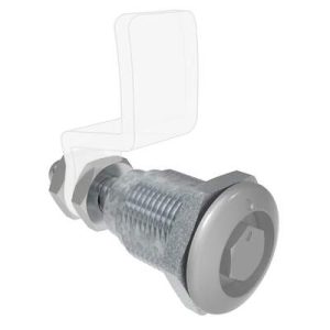 Quarter Turn Compression Latch, Standard Size , Bellcore 216, Zinc Alloy, Powder Coat, Silver